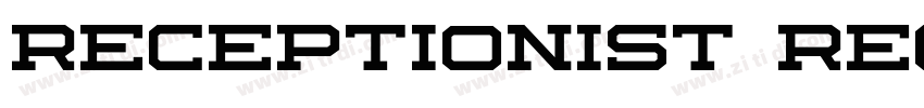 Receptionist Regular字体转换 Receptionist Regular字体转换